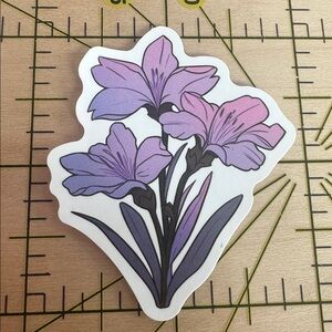 💜13/$13 +Bundle Sticker Sale | Flowers Waterproof Sticker